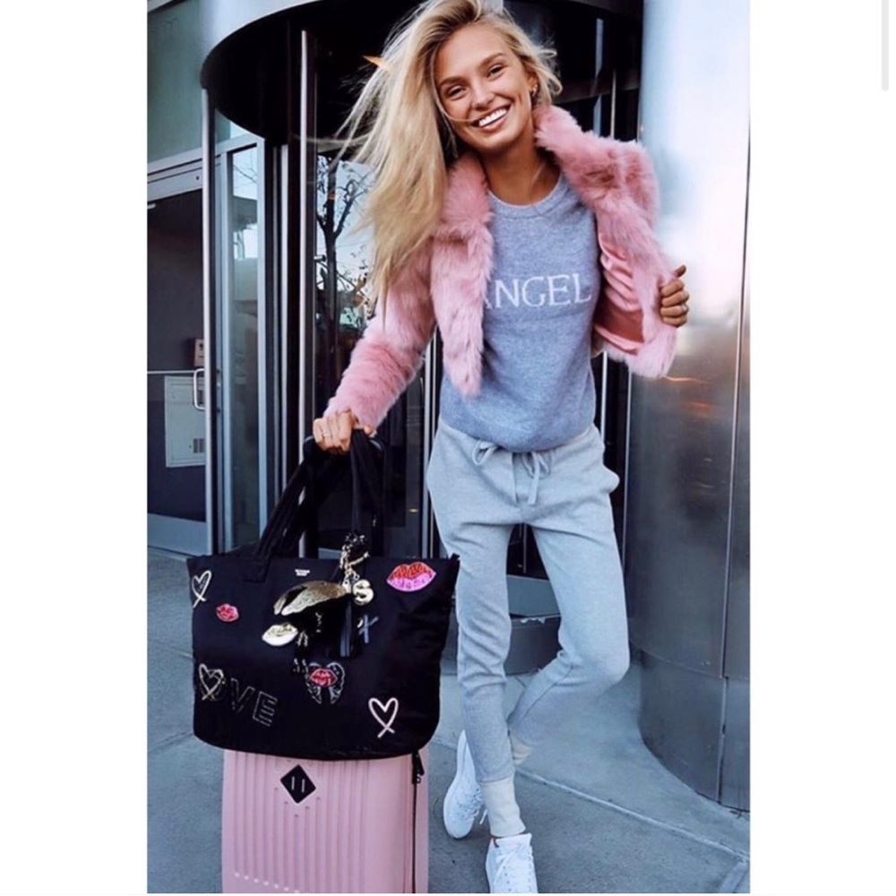 Victoria’s Secret Angel 100% Cashmere Sweater Grey
